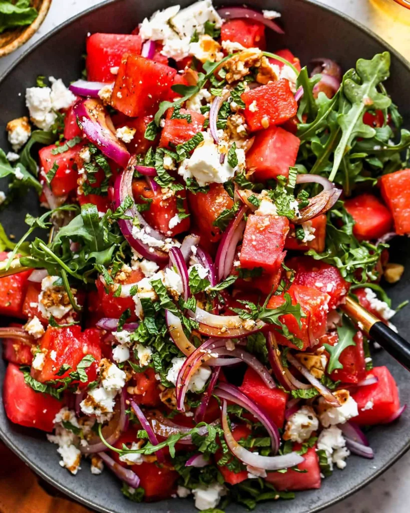Feta Watermelon Salad
