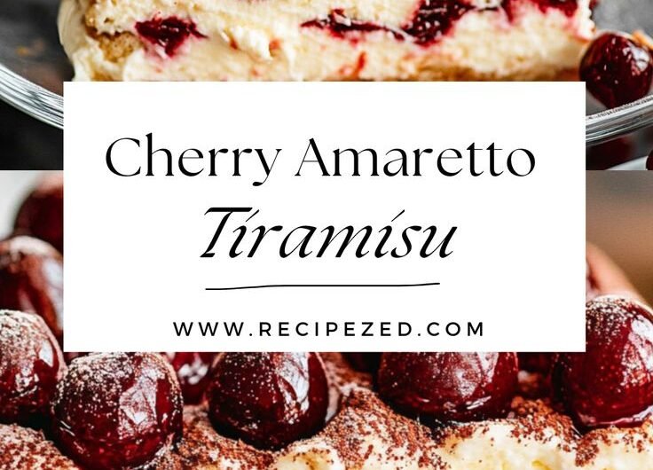 Elegant Cherry Amaretto Tiramisu
