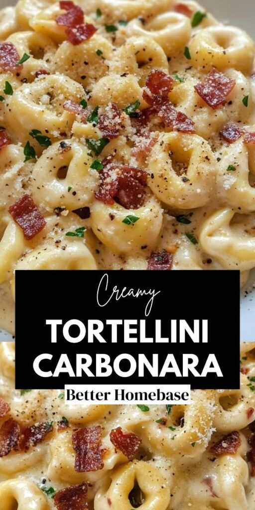 Tortellini Carbonara (30 minutes)