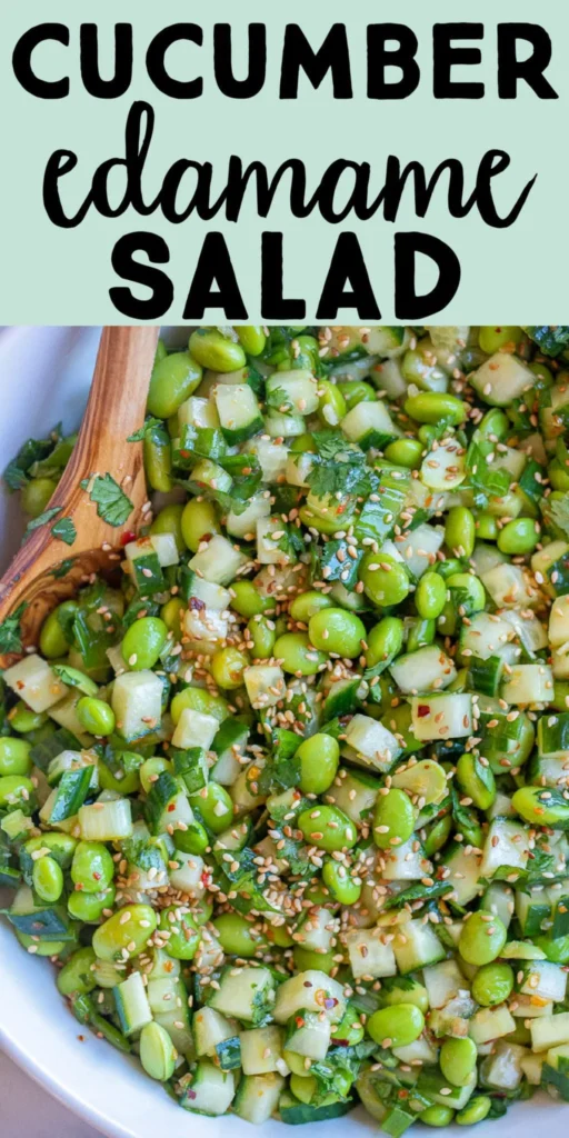 Cucumber Edamame Salad