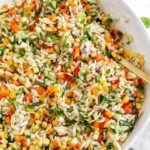 Rainbow Orzo Salad
