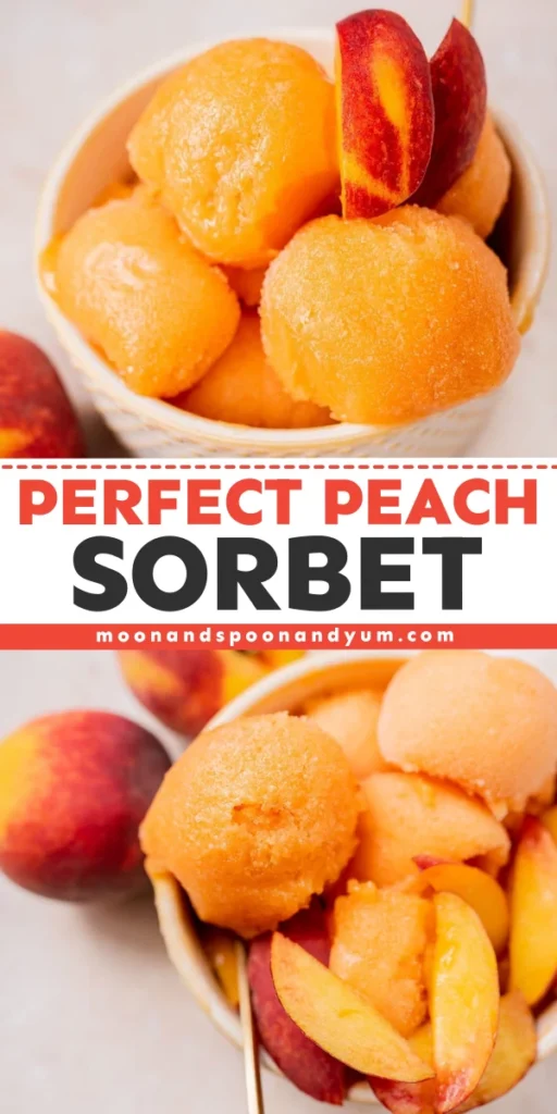 Perfect Peach Sorbet