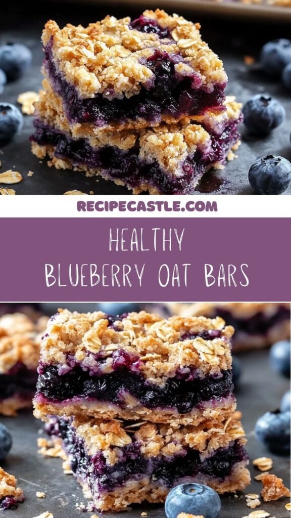 Wholesome Blueberry Oatmeal Bars