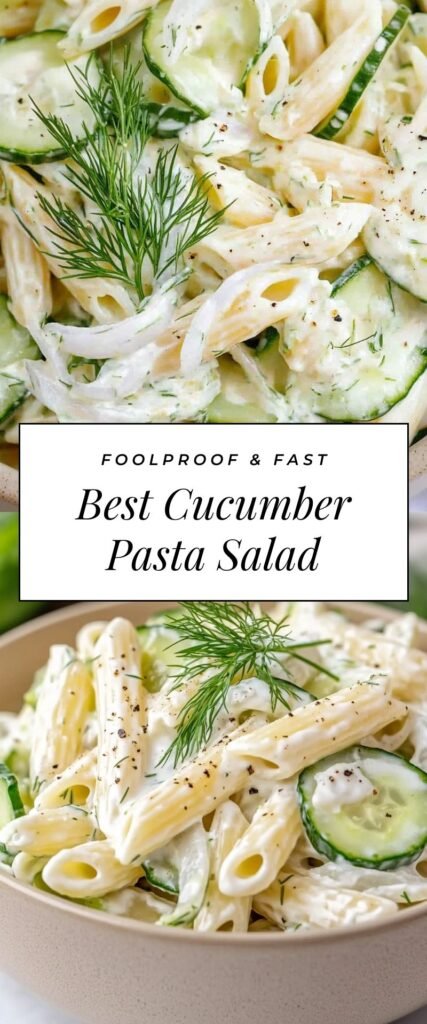 Best Cucumber Pasta Salad
