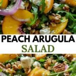 Peach Arugula Salad