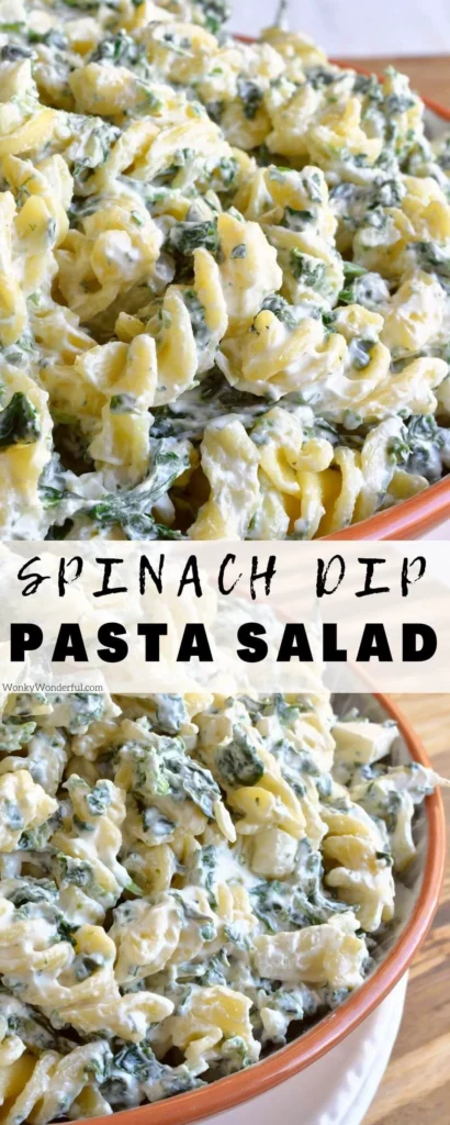 Spinach Dip Pasta Salad