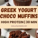 High Protein Chocolate Muffins