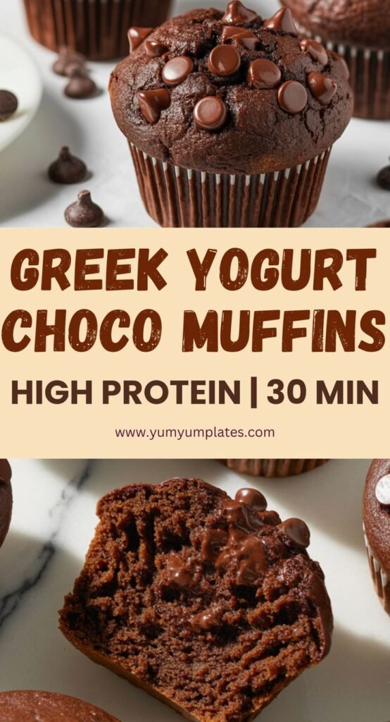 High Protein Chocolate Muffins