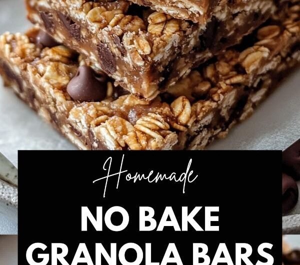 Homemade No Bake Granola Bars