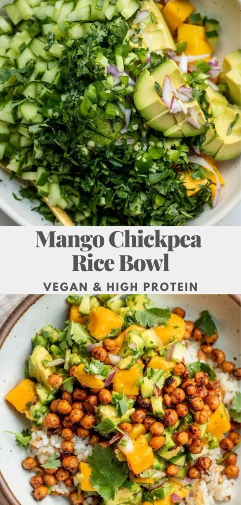 Protein-Packed Mango Chickpea Salad