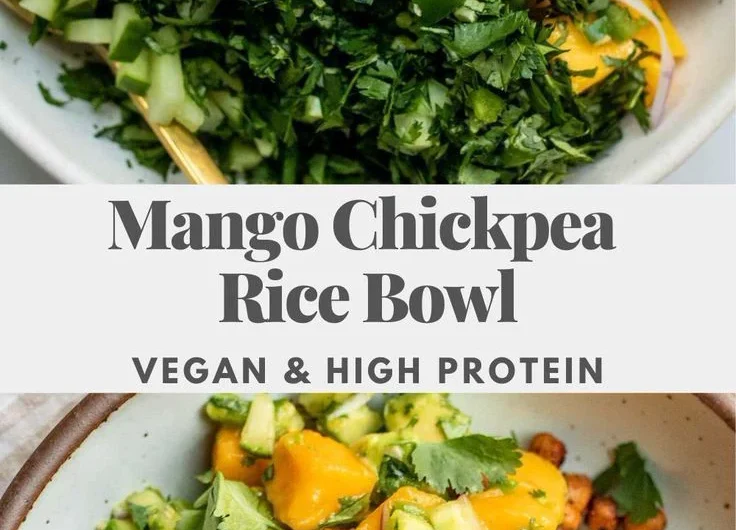 Protein-Packed Mango Chickpea Salad