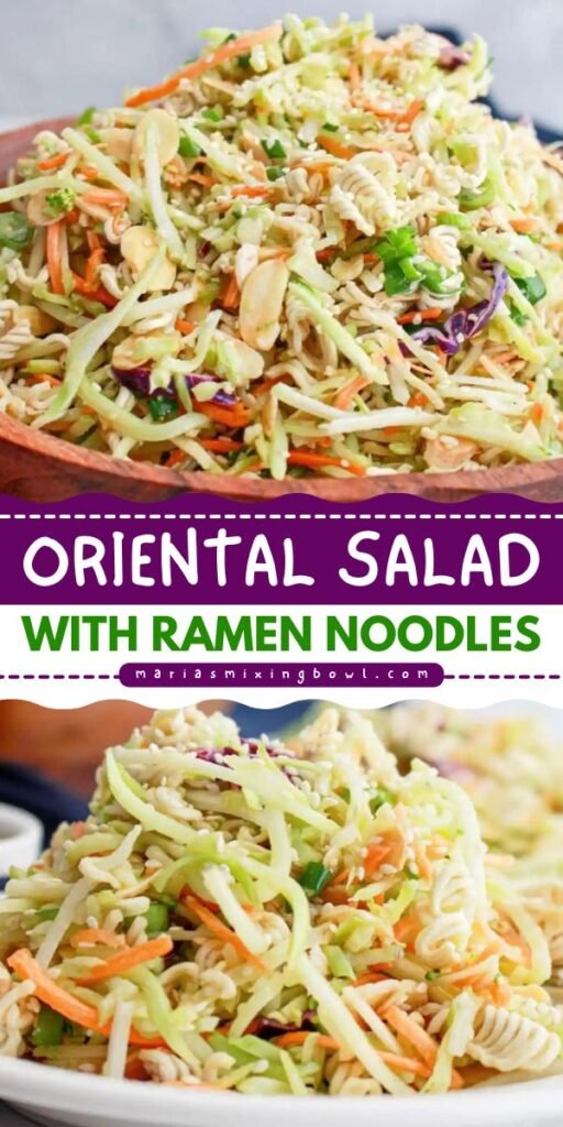 ORIENTAL SALAD WITH RAMEN NOODLES