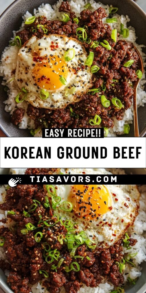Korean Ground Beef Bowl