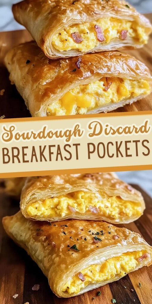 Easy Sourdough Discard Breakfast Pockets