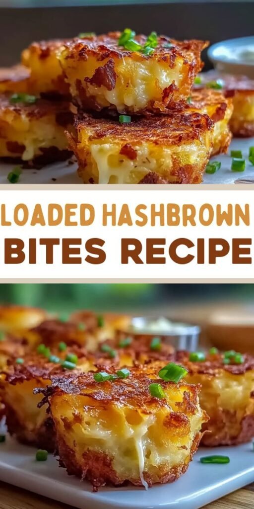 Tasty Loaded Hashbrown Bites Appetizers