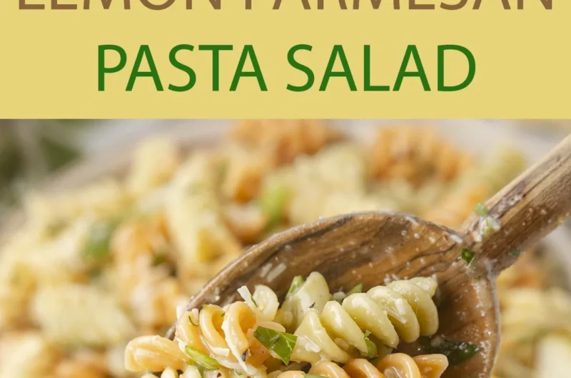 Creamy Lemon Parmesan Pasta Salad