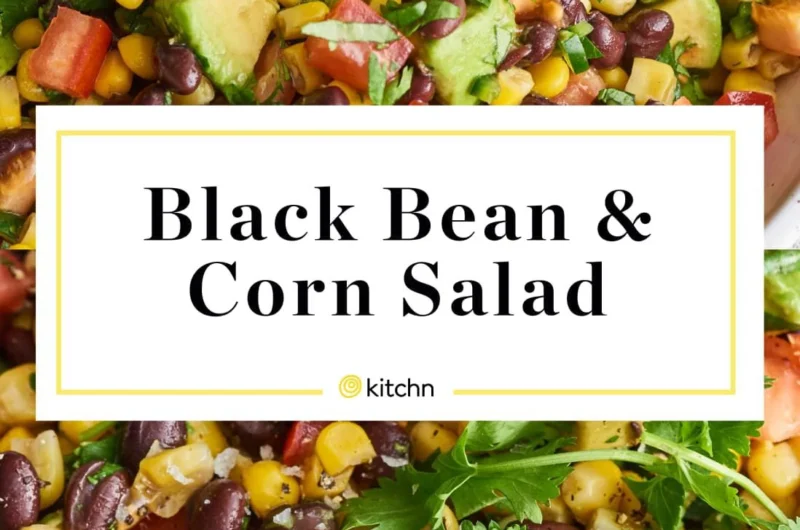 Black Bean Salad with Corn & Avocado