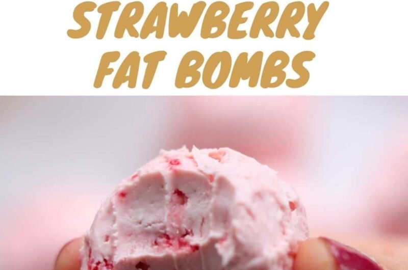 Strawberry Cheesecake Fat Bombs