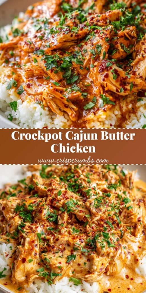 Creamy Crockpot Cajun Butter Chicken