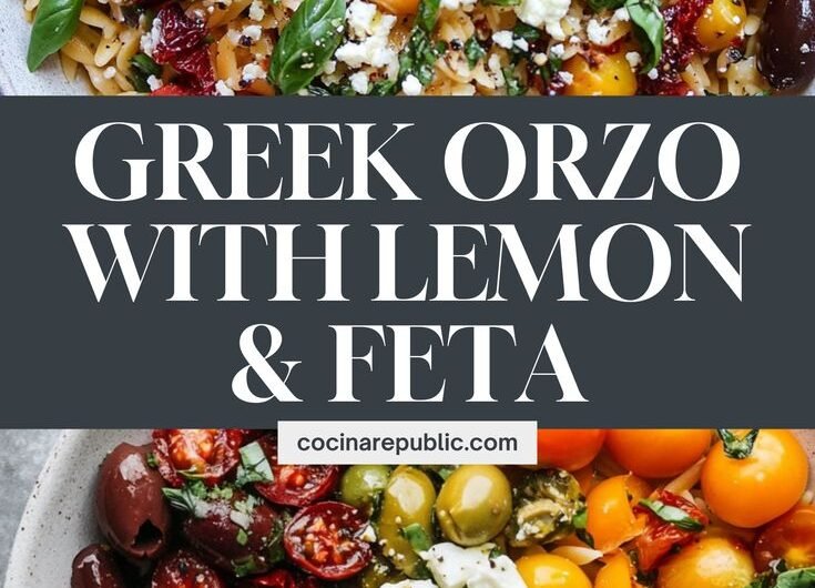 Greek Orzo with Lemon and Feta