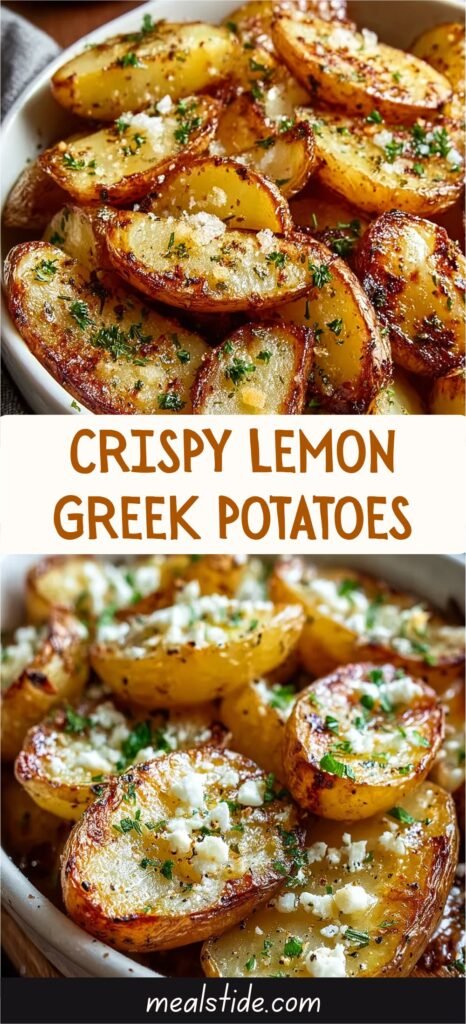 Make Truly Crispy Greek Potatoes With Lemon Flavor