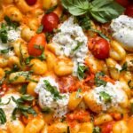 30 Minute Creamy Tomato Gnocchi with Burrata