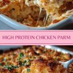 High Protein Chicken Parmesan Casserole