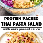 Protein Packed Thai Pasta Salad