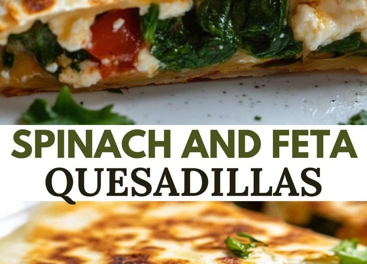 Spinach and Feta Quesadillas (20 minutes)