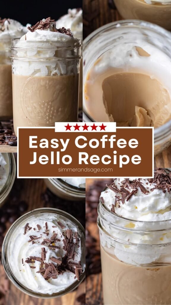 Easy Coffee Jello with Condensed Milk
