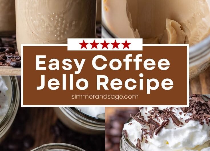 Easy Coffee Jello with Condensed Milk