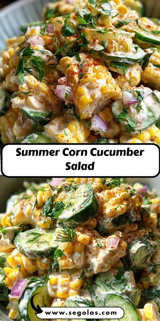 Street Corn Cucumber Salad: Easy Summer Recipe
