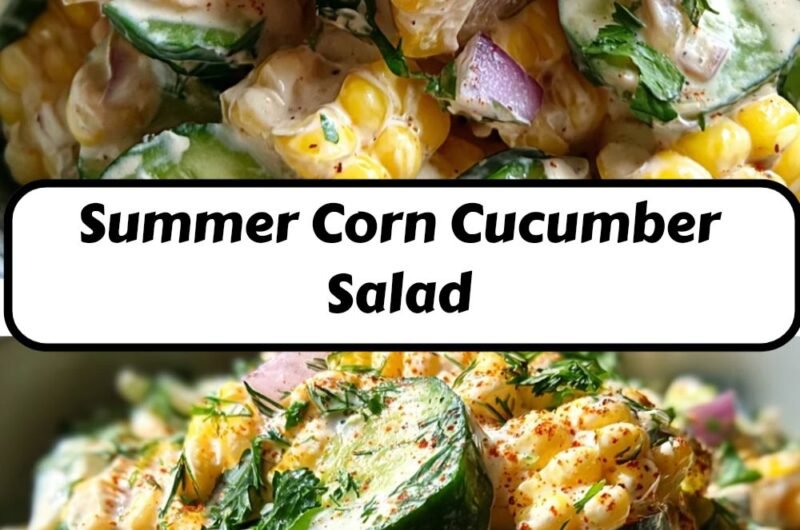 Street Corn Cucumber Salad: Easy Summer Recipe