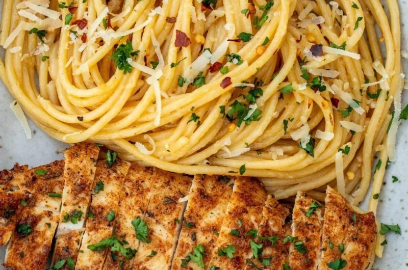 Garlic Butter Chicken Pasta