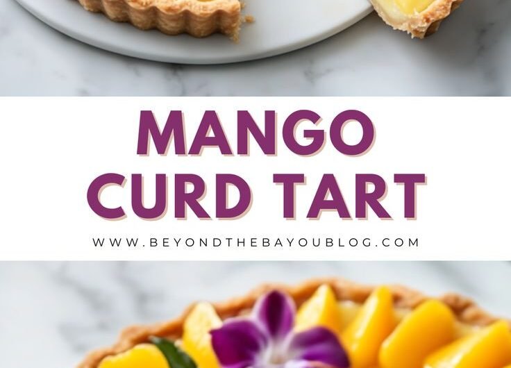 🍋 Mango Curd Tart Recipe