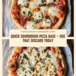 Easy Sourdough Discard Pizza Crust That’s Ready Fast