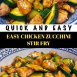 Easy Chicken Zucchini Stir Fry Recipe