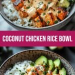 Easy Coconut Chicken Rice Bowl Recipe for Dinner