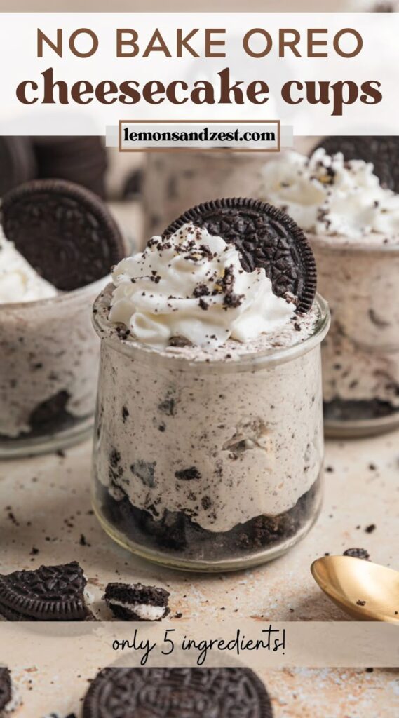 Oreo No-Bake Cheesecake Cups | Lemons + Zest