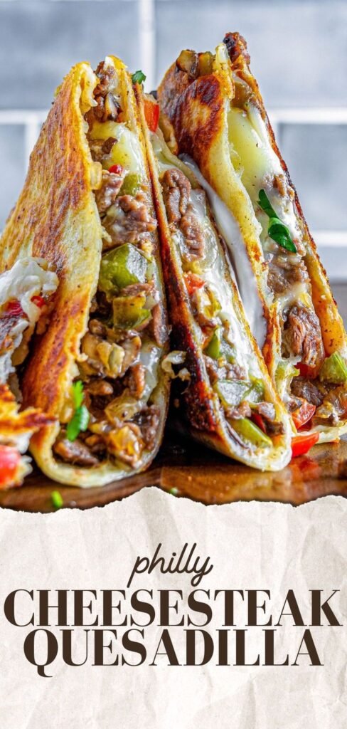 Weeknight Philly Cheesesteak Quesadillas