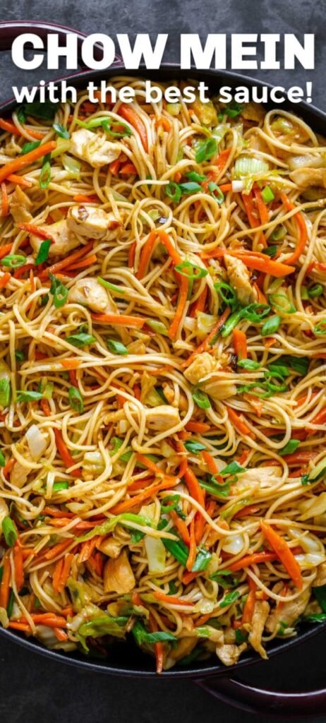 Chow Mein with the Best Chow Mein Sauce!