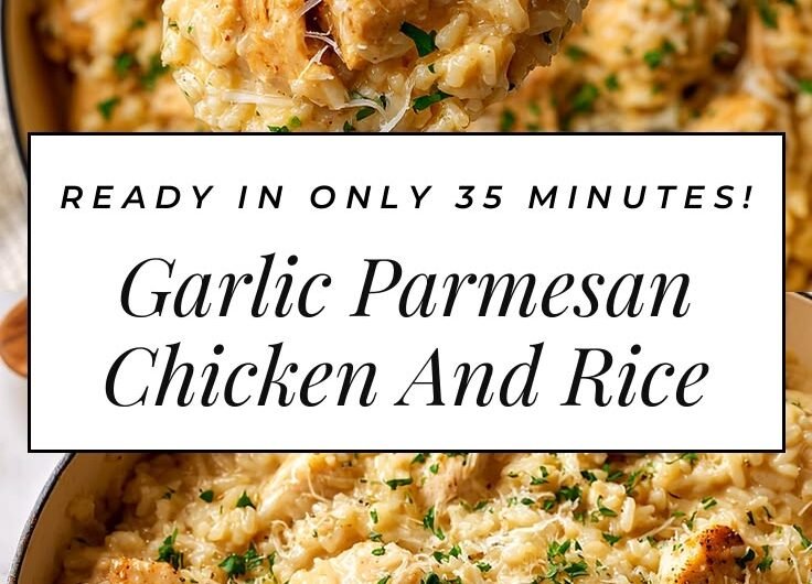 One-Pot Garlic Parmesan Chicken And Rice