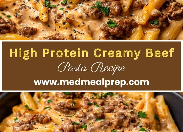 High-Protein Creamy Beef Pasta (Easy One-Pan Dinner)