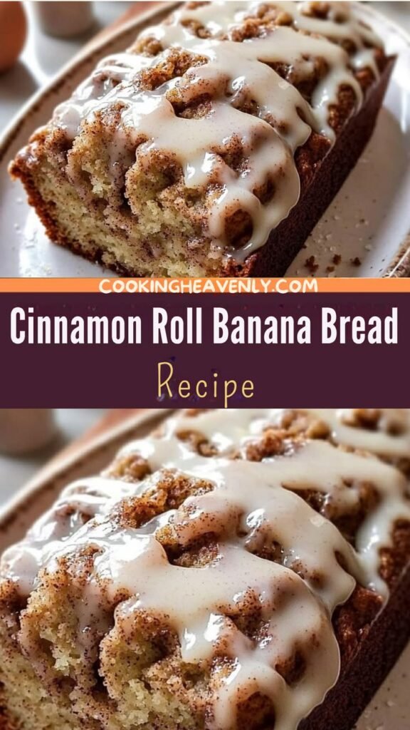 Cinnamon Roll Banana Bread