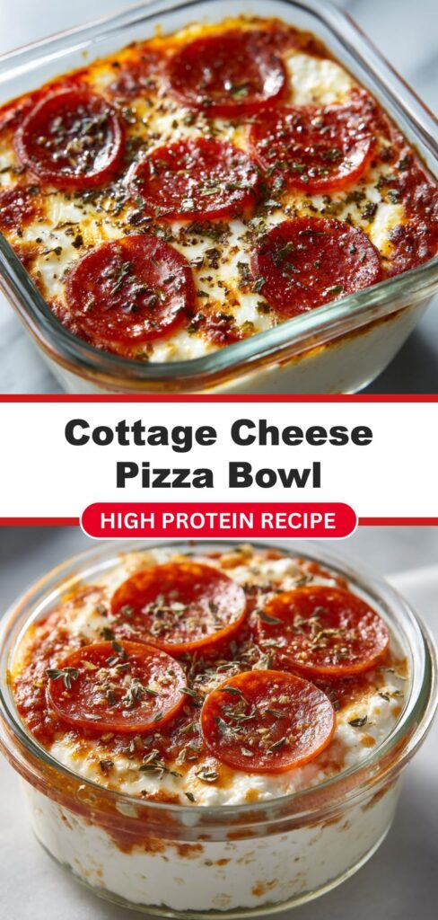 Cottage Cheese Pizza Bowl
