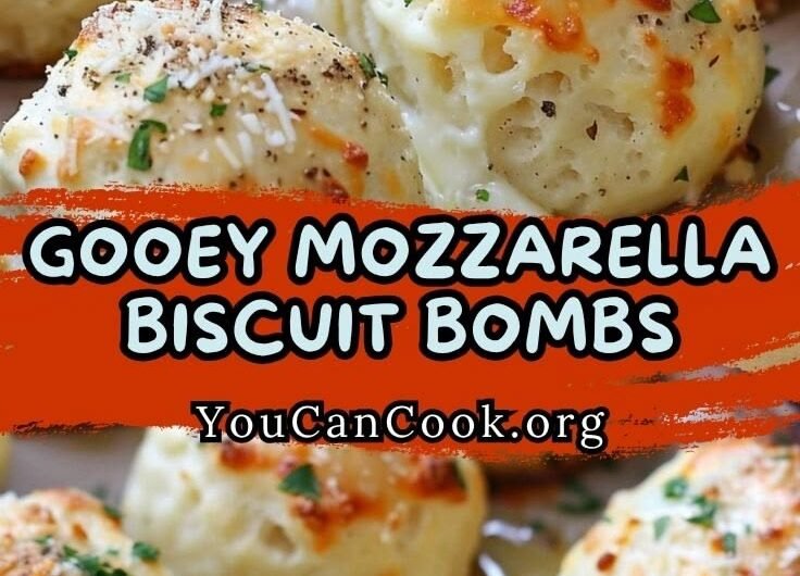 Gooey Mozzarella Biscuit Bombs