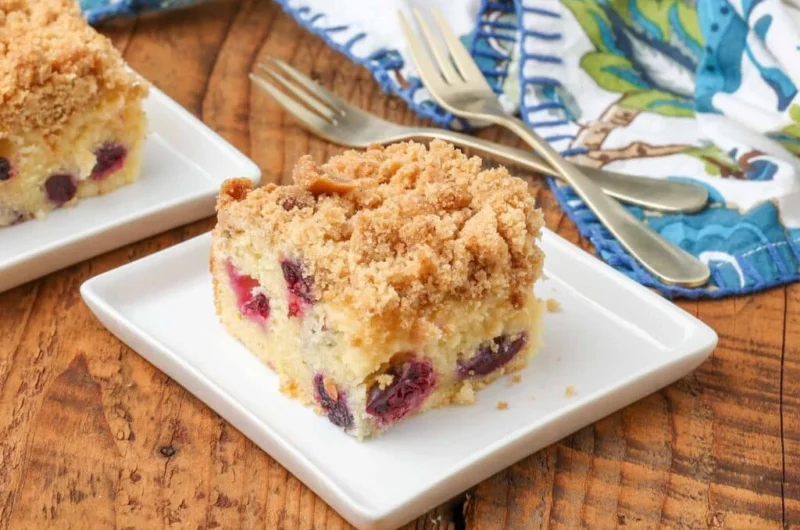 Sour Cream Blueberry Coffee Cake