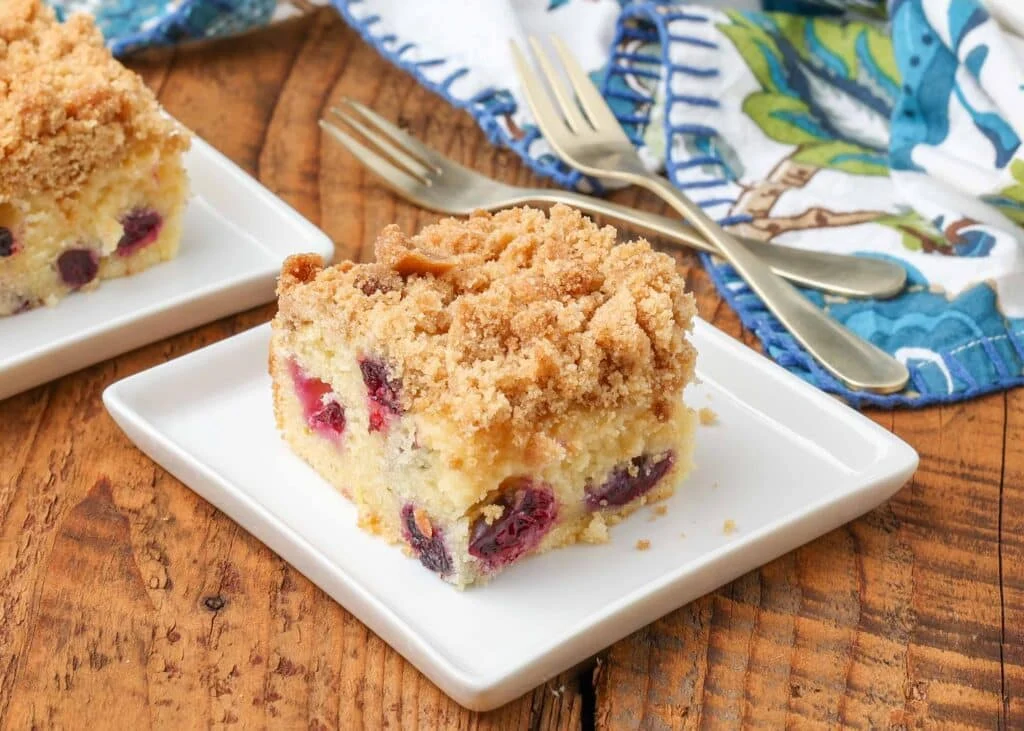 Sour Cream Blueberry Coffee Cake