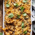 Cheesy Zucchini Chicken and Rice Bake