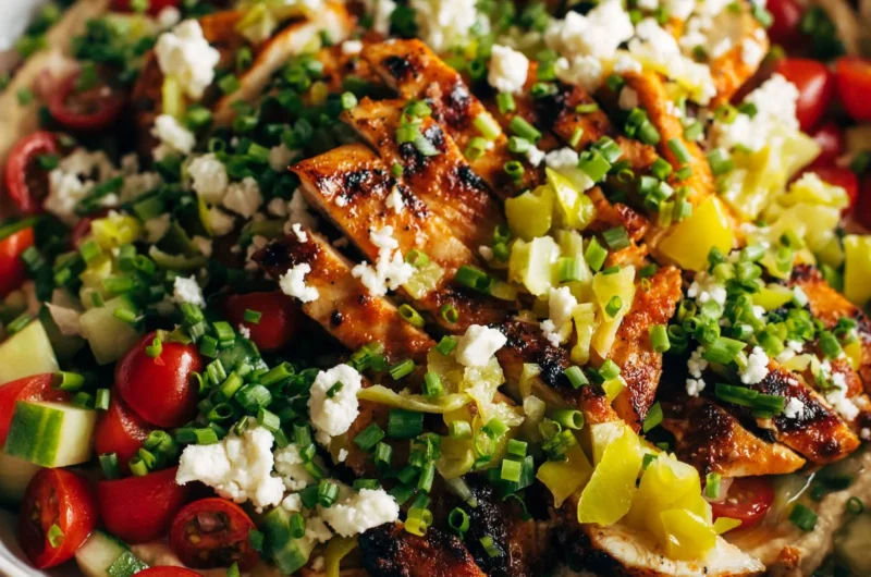 Grilled Chicken with Pepperoncini Garlic Butter